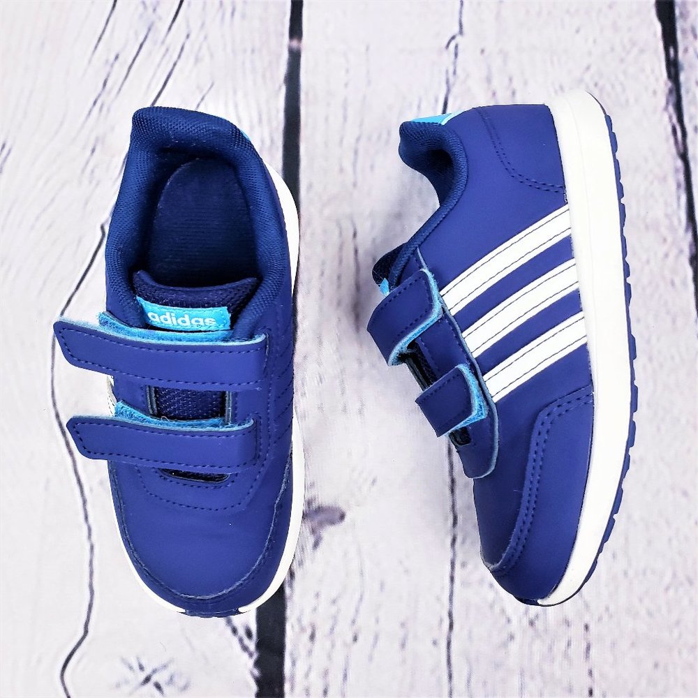adidas Blue White Shoes Toddler Size 10